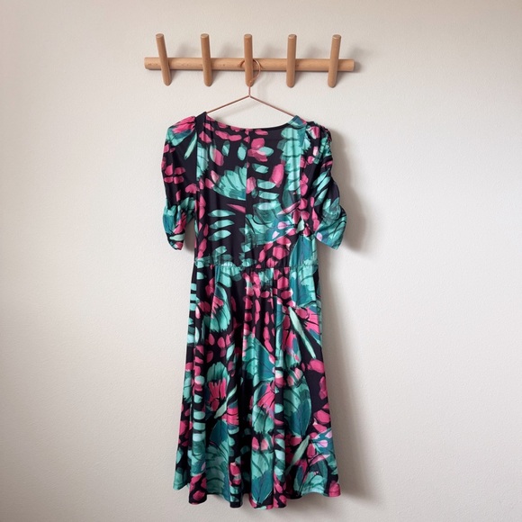 Torrid Cinch Front Butterfly Print Dress - Picture 14 of 15